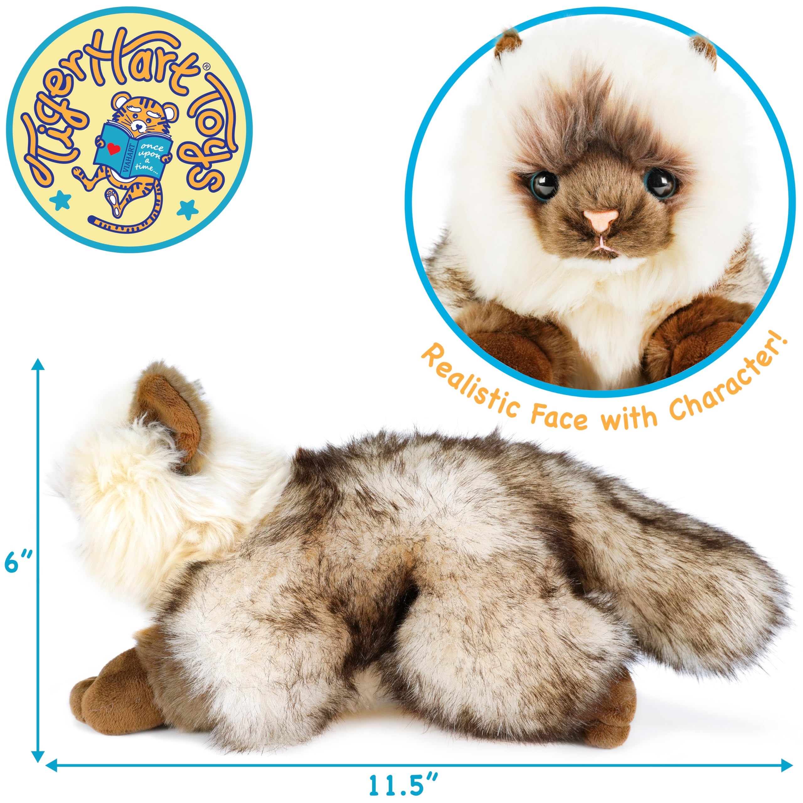 TigerHart Snowy soft plush fabric close-up showing gentle texture