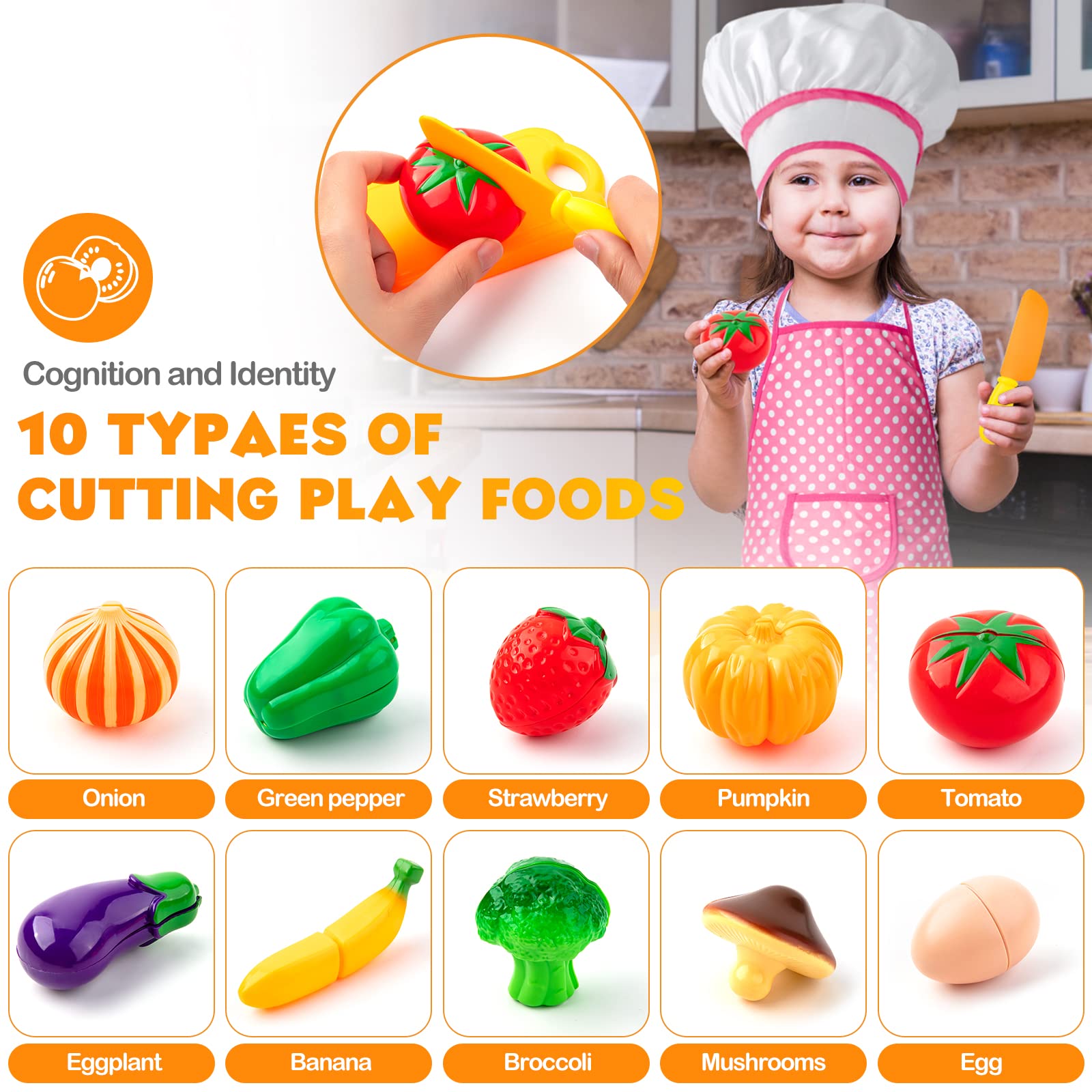 Tigerhu apron and chef hat complete kid-friendly chef look for immersive pretend play.