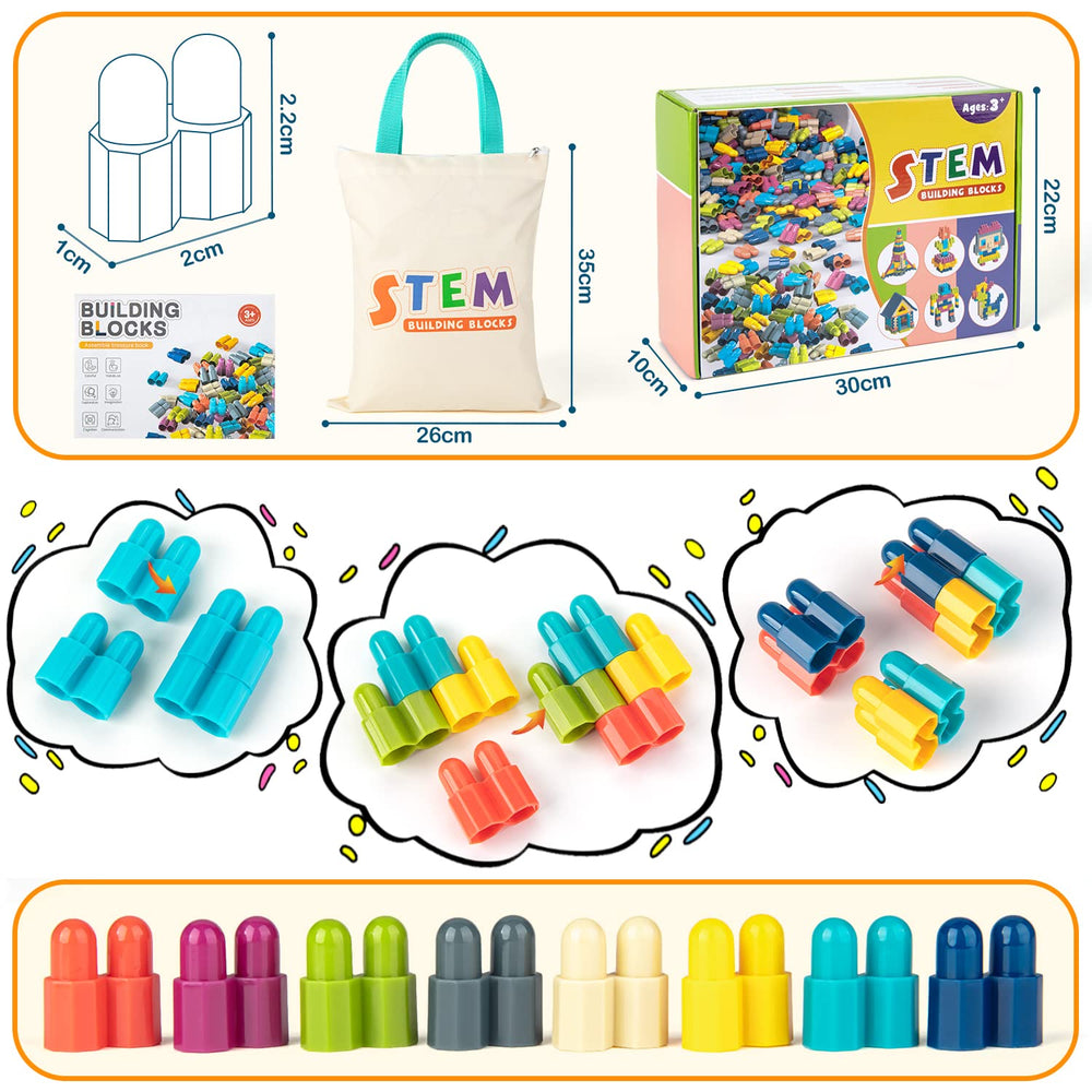 Tigerhu colorful pieces encourage exploring designs and fostering creativity in kids ages 3 and up.
