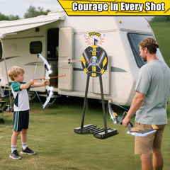 TIGTECGAME LED light-up bow and arrows for kids enhances visibility during play.