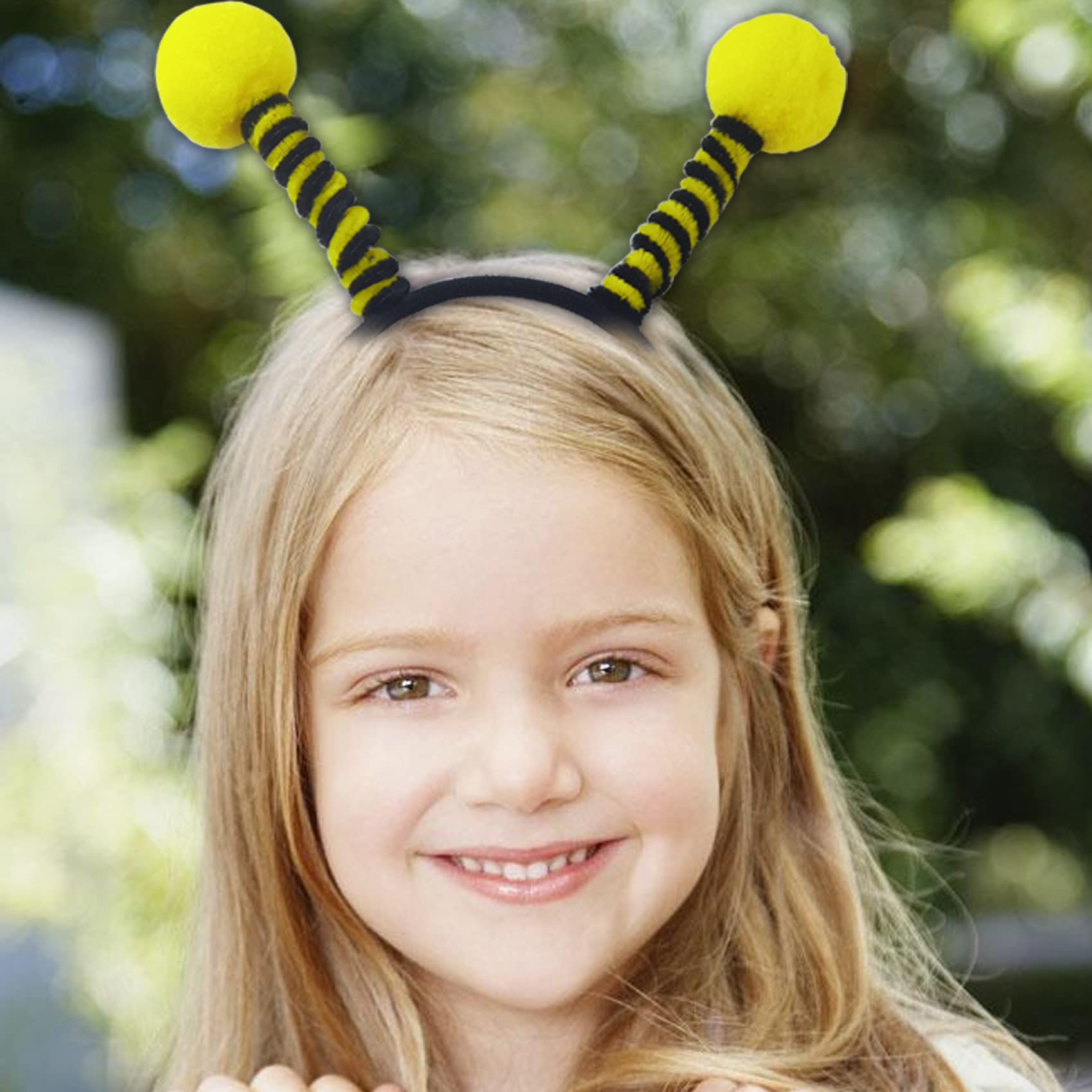 TIHOOD bee tentacle headband detail showing whimsical cosplay wear.