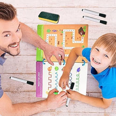 Tiiano toddler-writing-practice-space fosters safe beginner handwriting.