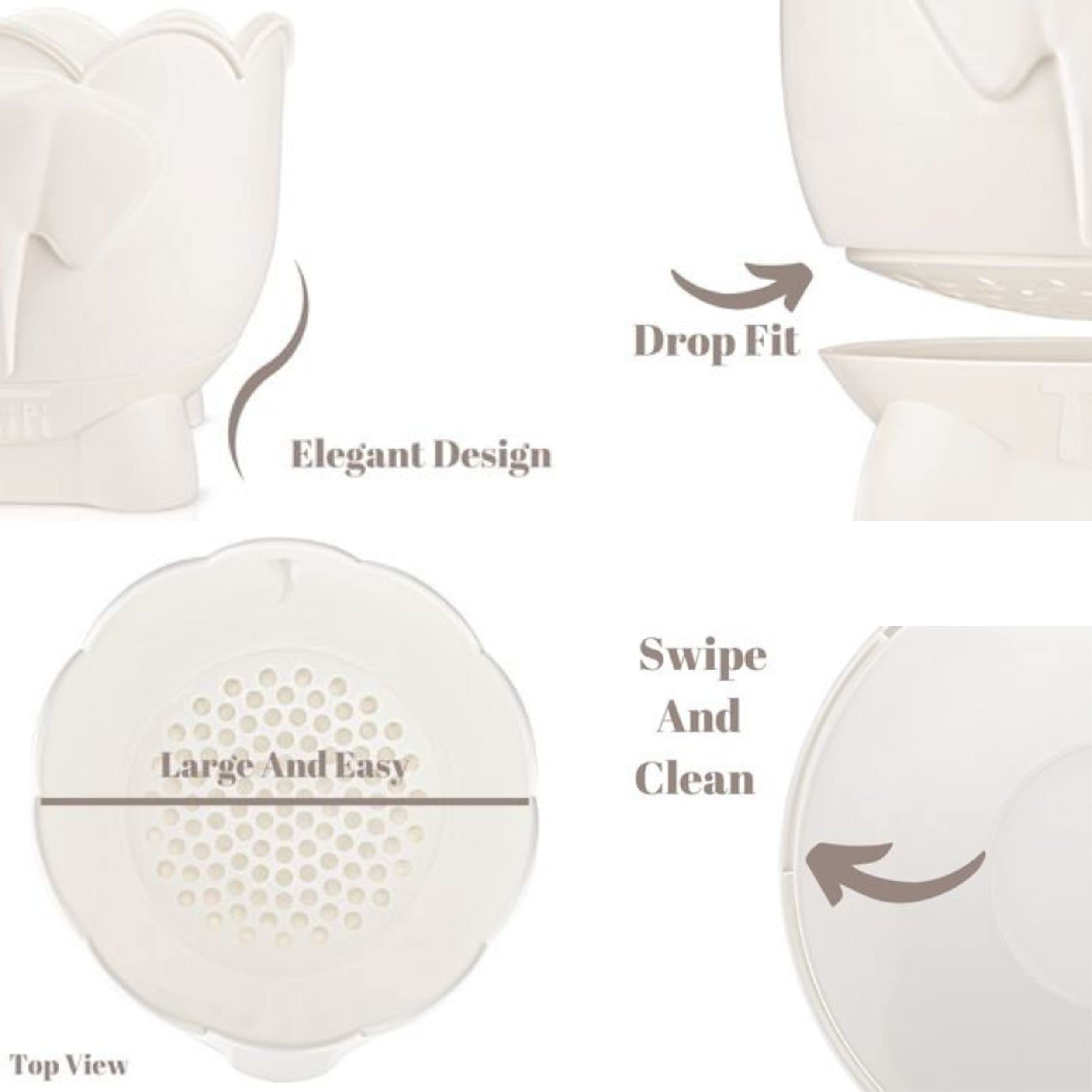 Tiipi bath time organizer keeps toys tidy and accessible.