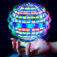 Tikduck Flying Orb Ball landing safely for easy indoor play sessions.