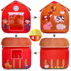 TikOnsYol kids play tent arc-design corners for safe play.