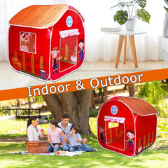 TikOnsYol kids play tent portable round packaging for easy transport.
