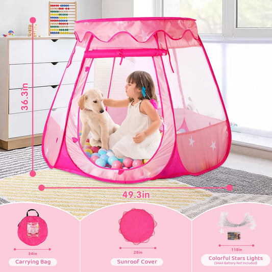 TIKTENT Colorful star lights brighten playtime and spark imagination for little princesses