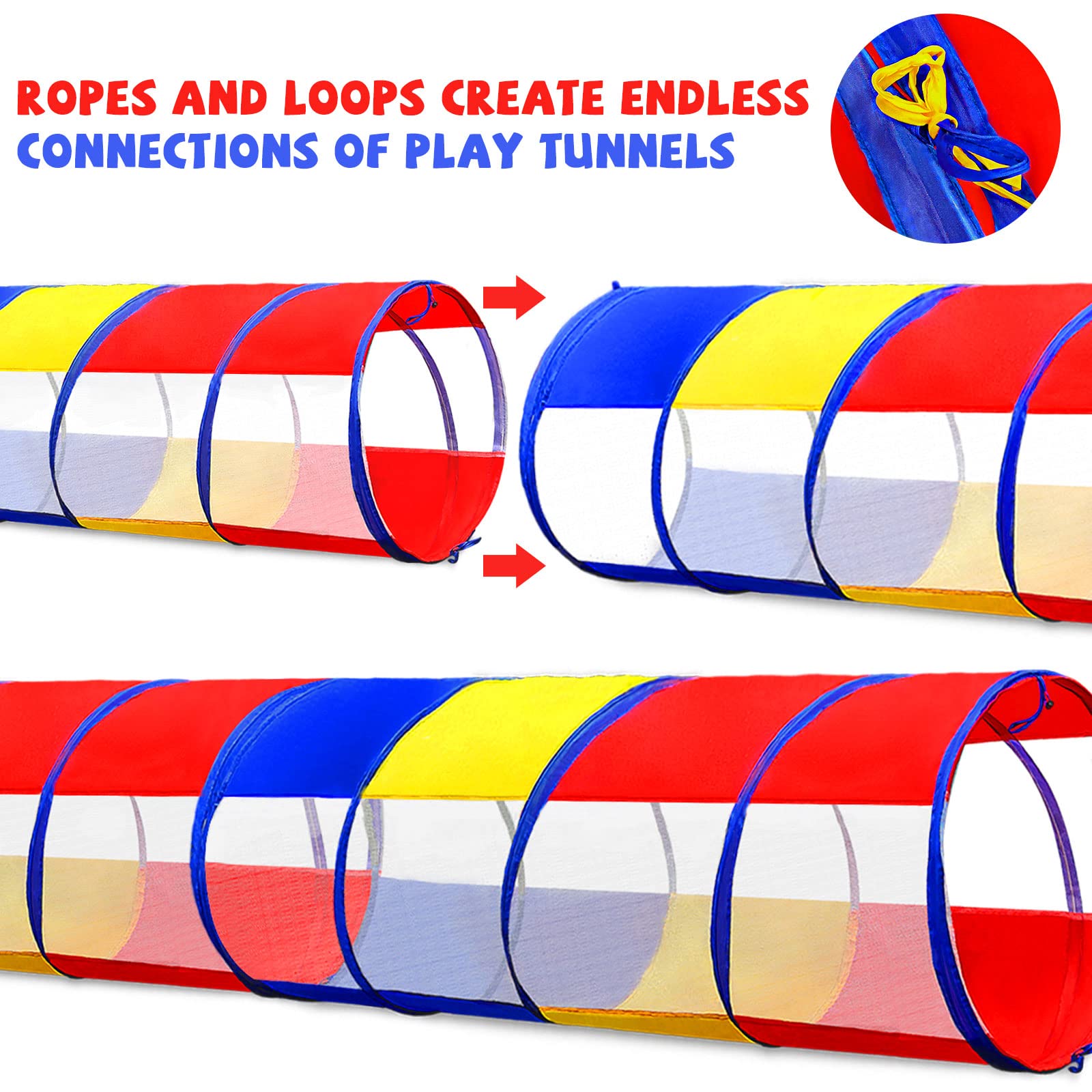 TIKTENT Toddler crawl-through toy for ages 1-3