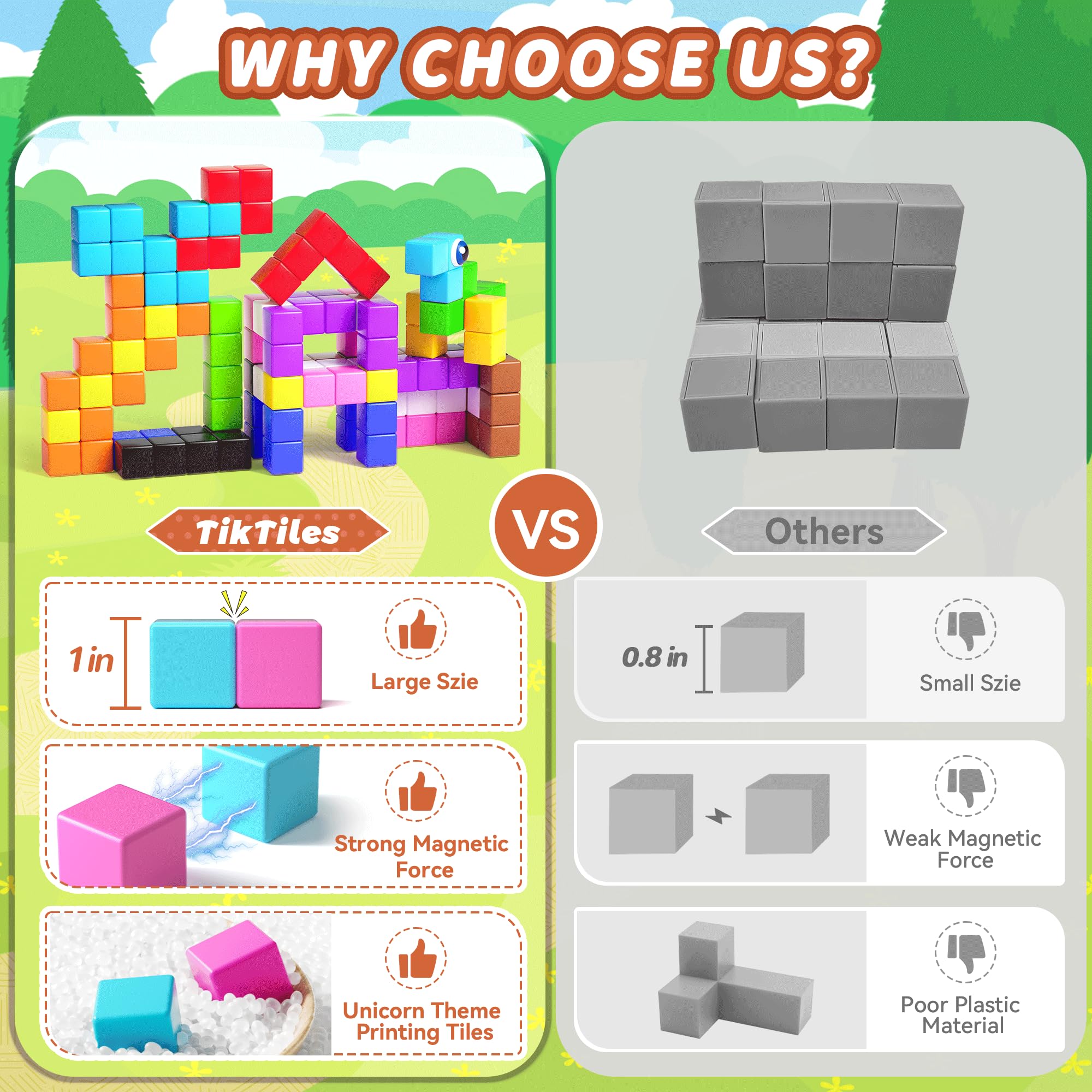 TikTiles magnetic eyes add character to kid-made creations