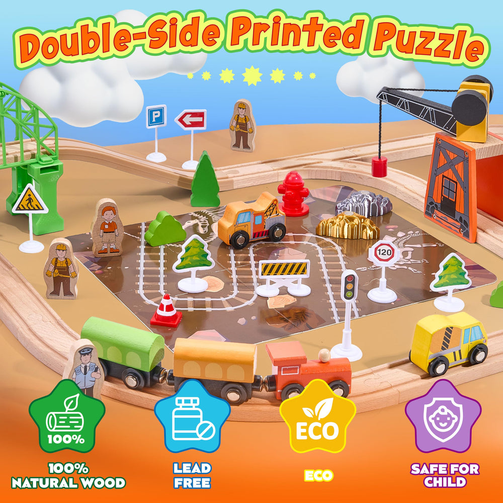 TikTiles mine landscape rail layout for imaginative exploration