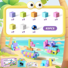Premium ABS plastic TikTiles blocks with durable, child-safe construction