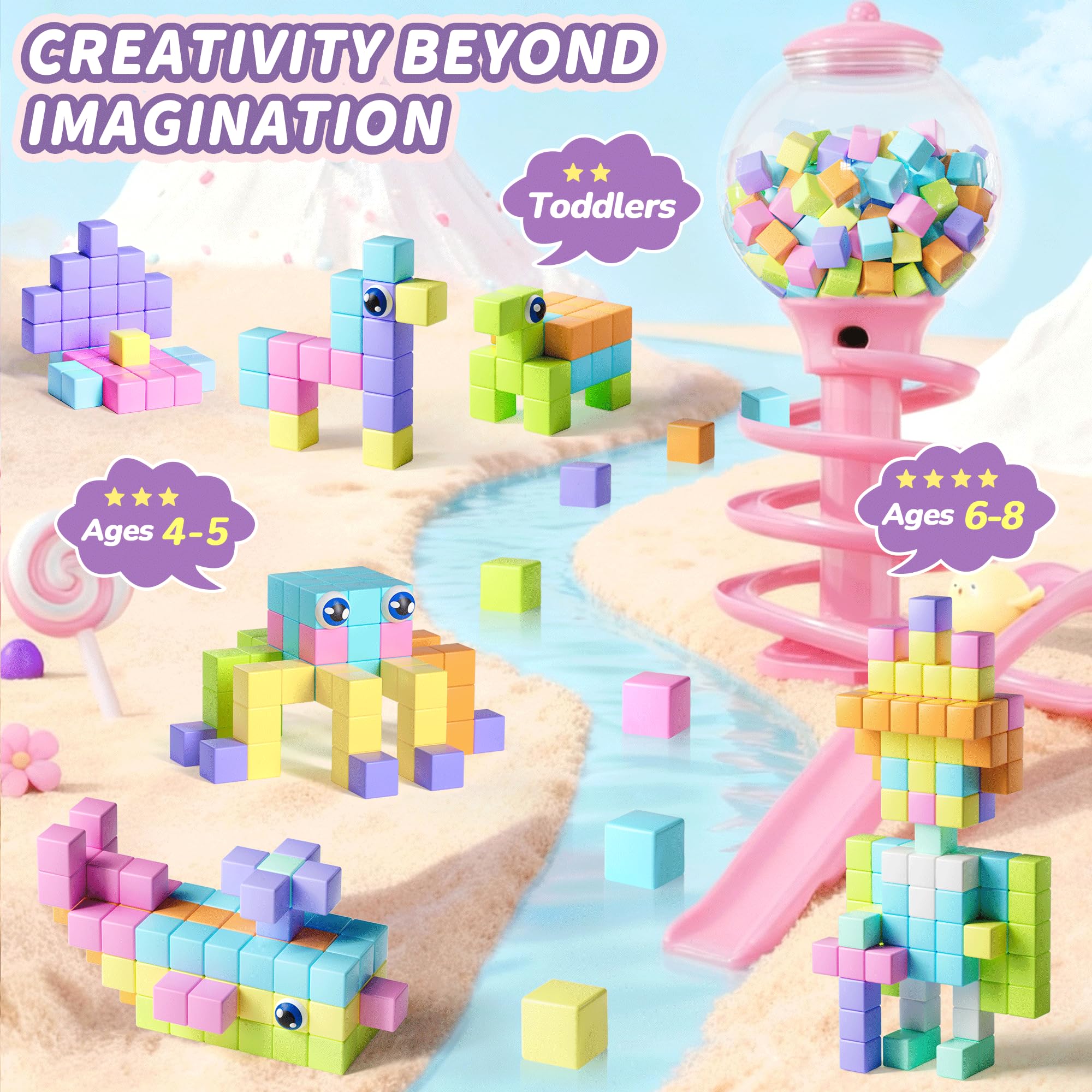 TikTiles STEM learning through hands-on play builds geometry intuition and magnet awareness.