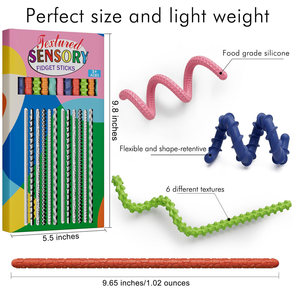 Tikwork patented design fidget stick combines safety and durability for everyday use.