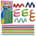 Tikwork sensory fidget stick with rotation textures promotes focus and fine motor practice on the go.
