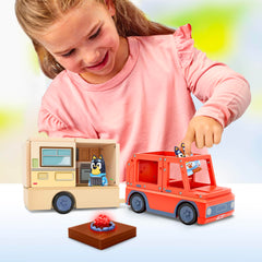 Tile Town Bluey Heeler Camper play scene showcases immersive pretend world