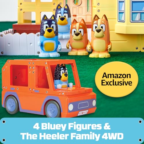 Tile Town Bluey Heeler vehicle tile set for on-the-road adventures.