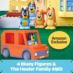 Tile Town Bluey Heeler vehicle tile set for on-the-road adventures.