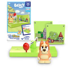 Tile Town Bluey Keepy Uppy Bingo magnetic tiles set—colorful pieces spark imaginative storytelling.