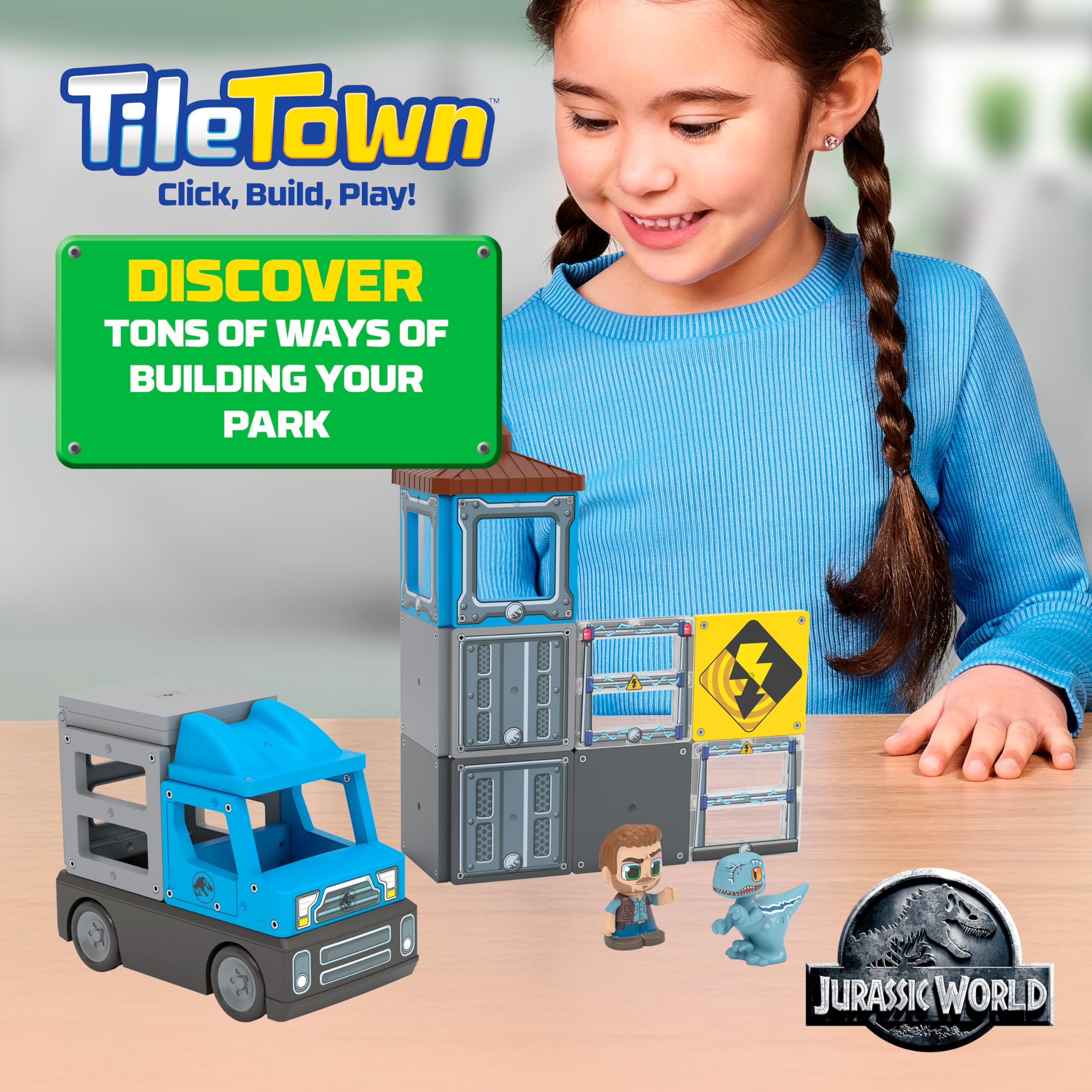 Tile Town Dino Escape action tiles boost interactive storytelling experiences.