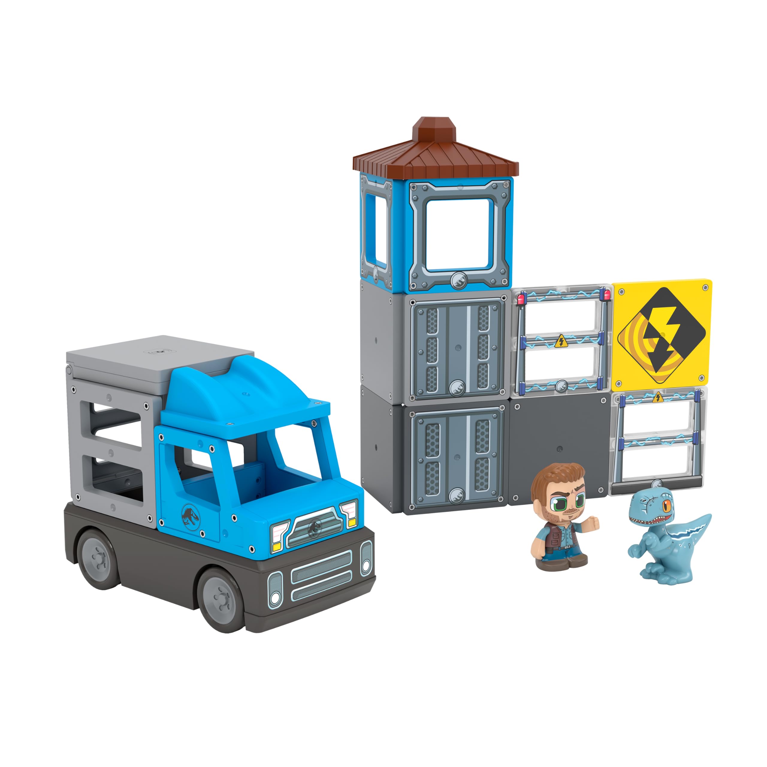 Tile Town Dino Escape tiles promote imaginative building and hands-on learning.