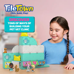 Tile Town Pet Vet magnets built to last through active, creative play sessions.