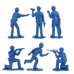 Tim Mee Toy SWAT packaging in polybag keeps figures organized.