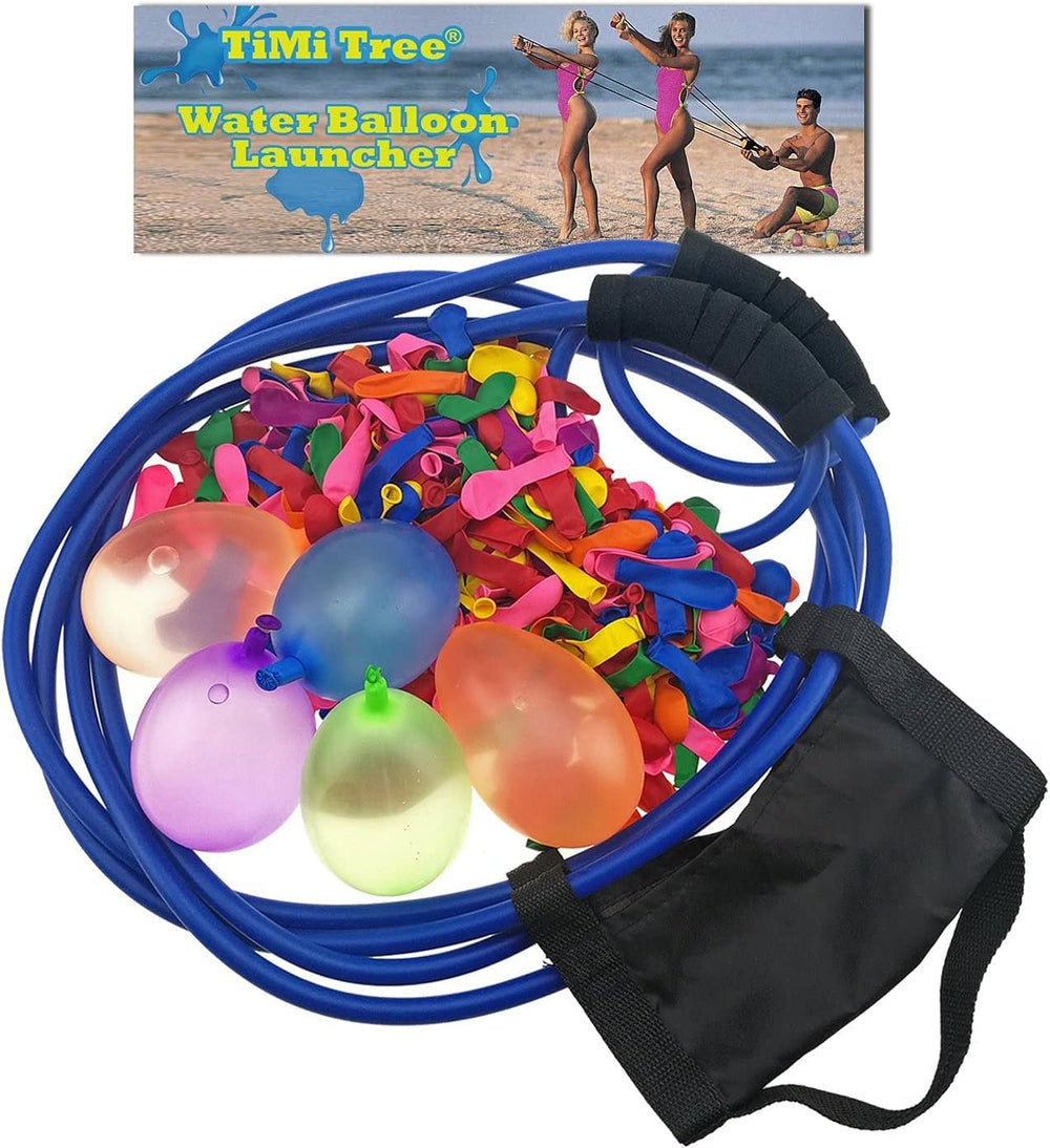 TiMi Tree versatile launcher ready for three-person outdoor water fights and more.