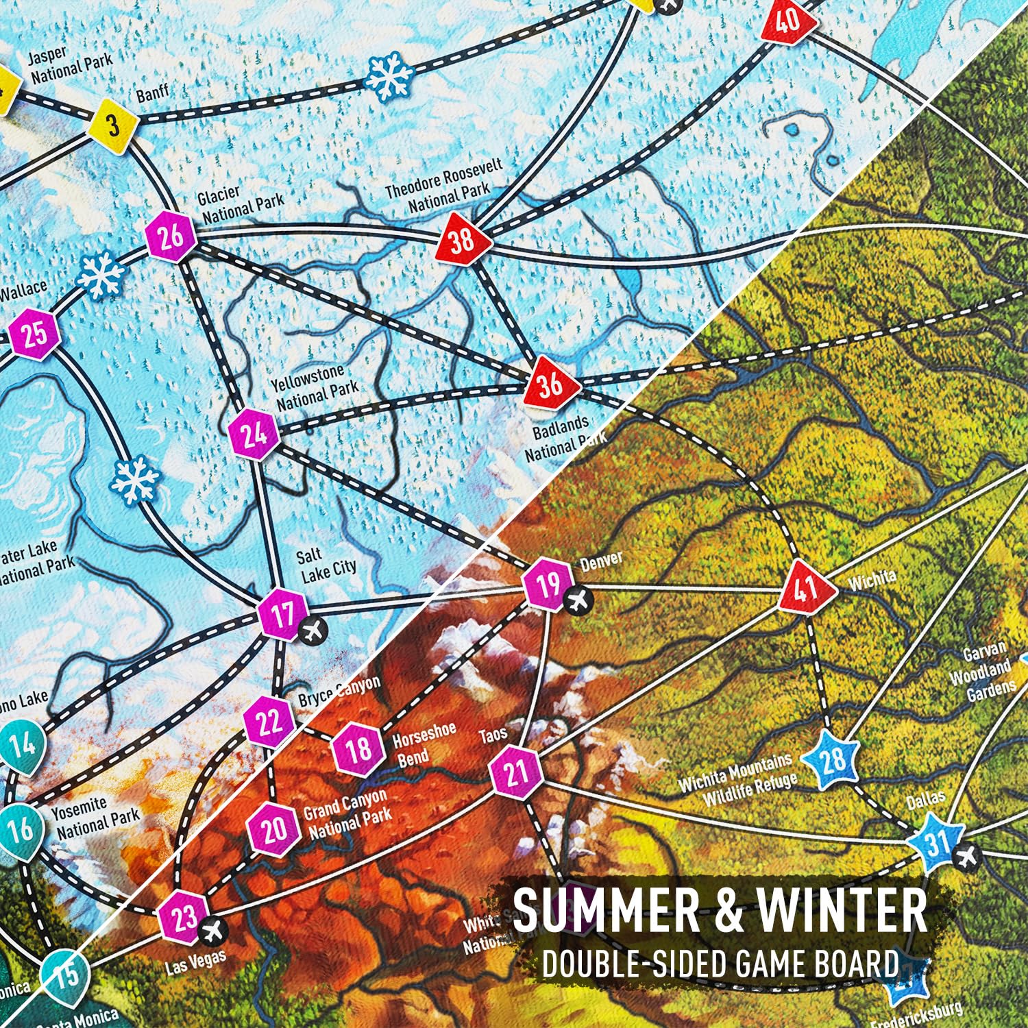 Timashov Photo Tour summer-winter board, doubles gameplay variety.