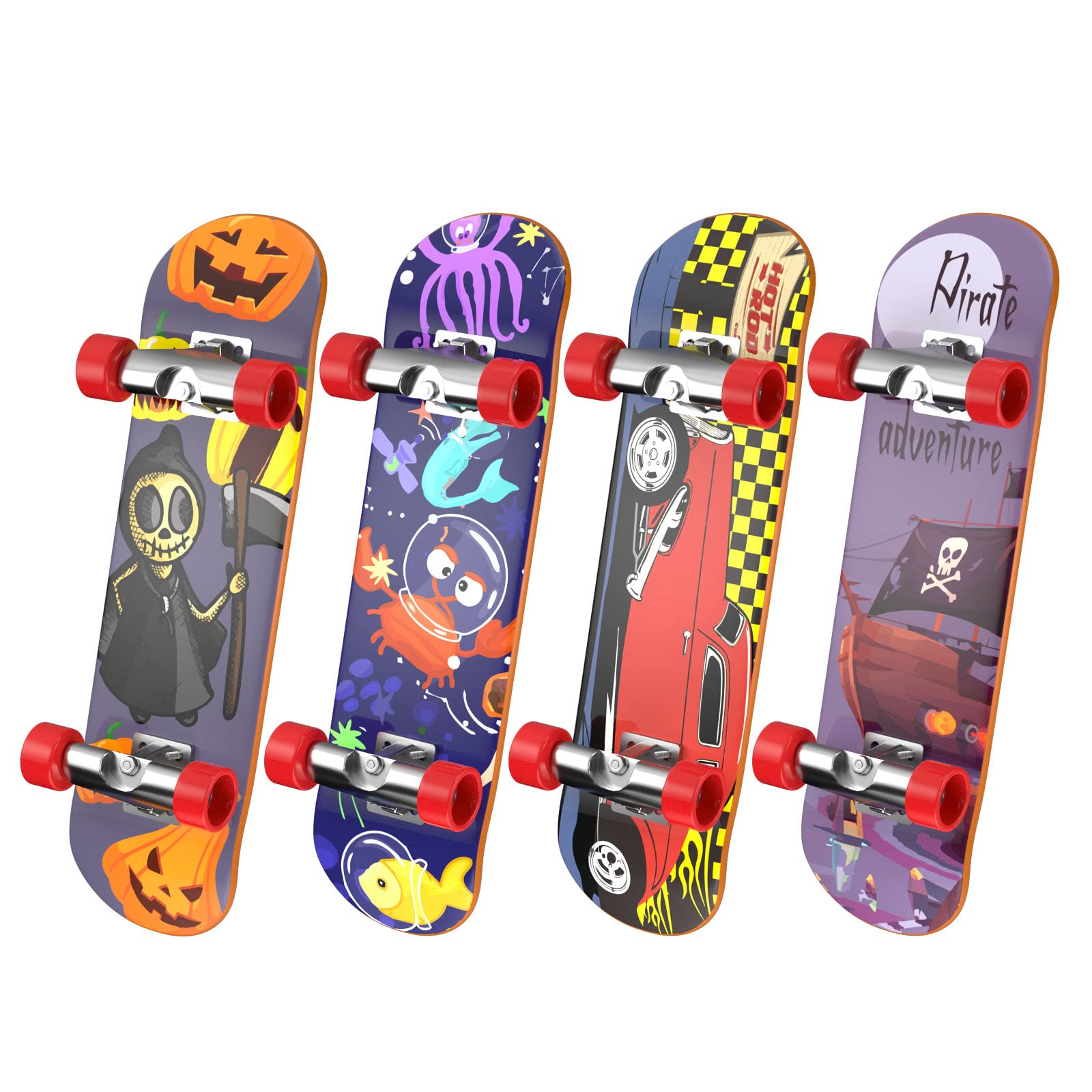 TIME4DEALS fingerboard forest pattern close-up for imaginative play and smooth grip.