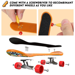 TIME4DEALS fingerboard screwdriver included for adjustable wheel tightness.