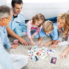 Timenued Crazy 8s Deck with playful designs for social, family play.