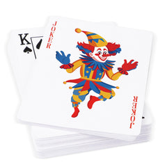 Timenued two-deck set displayed on a lively game night setup.