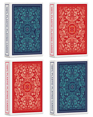 Timenued blue back playing cards designed for durable, long lasting play