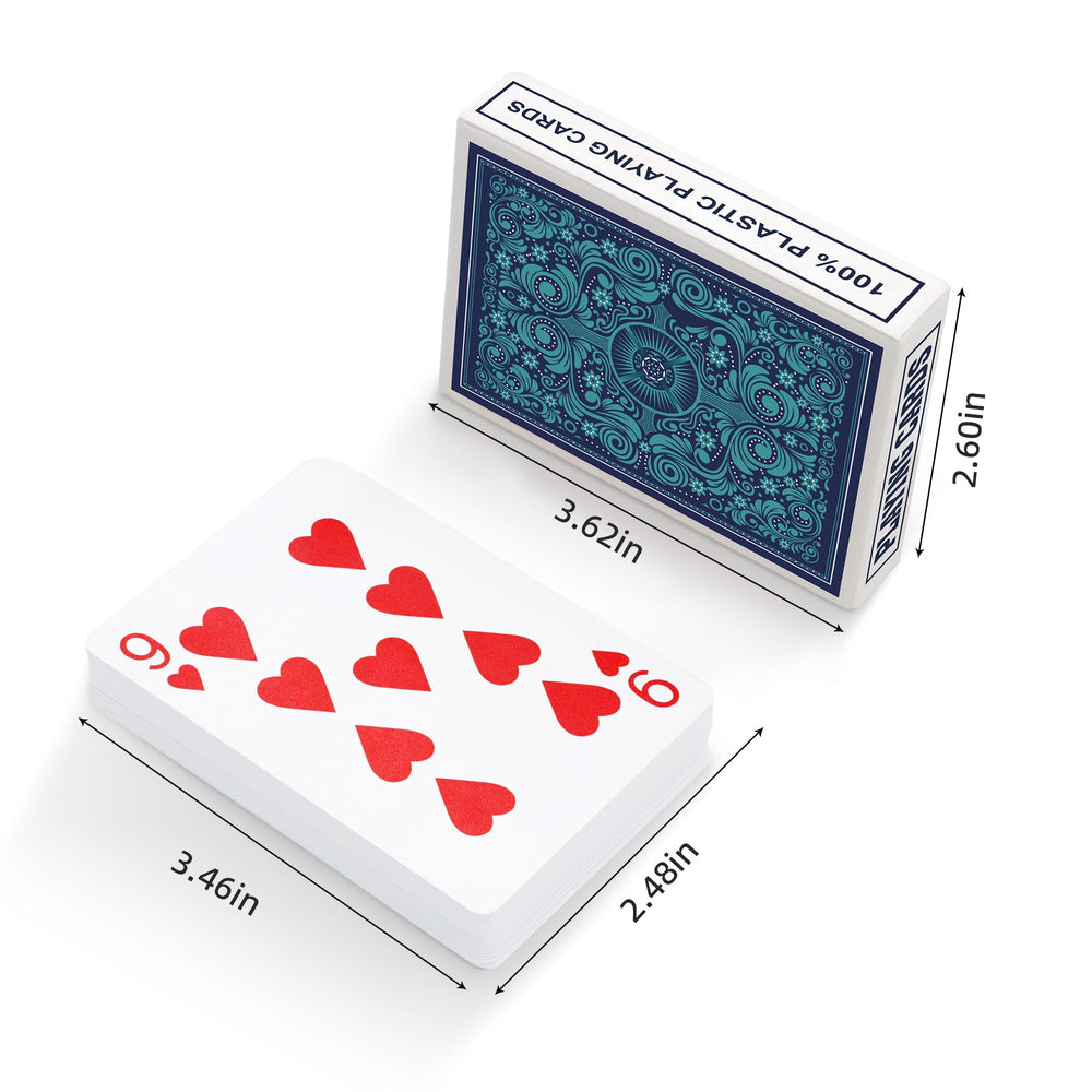 Timenued red back playing cards ideal for family game nights