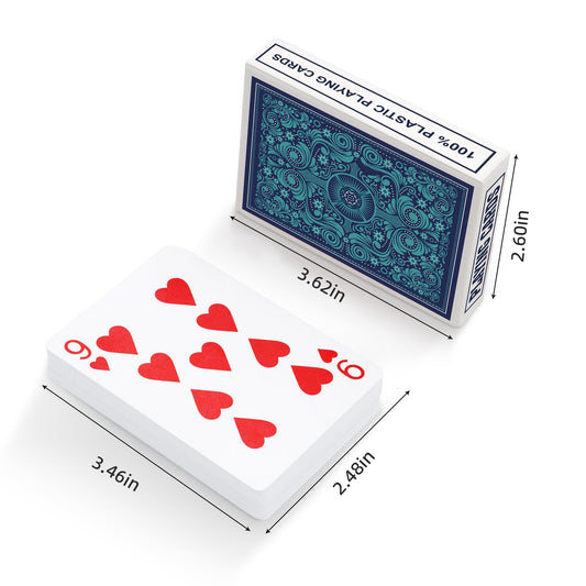 Timenued red back playing cards ideal for family game nights
