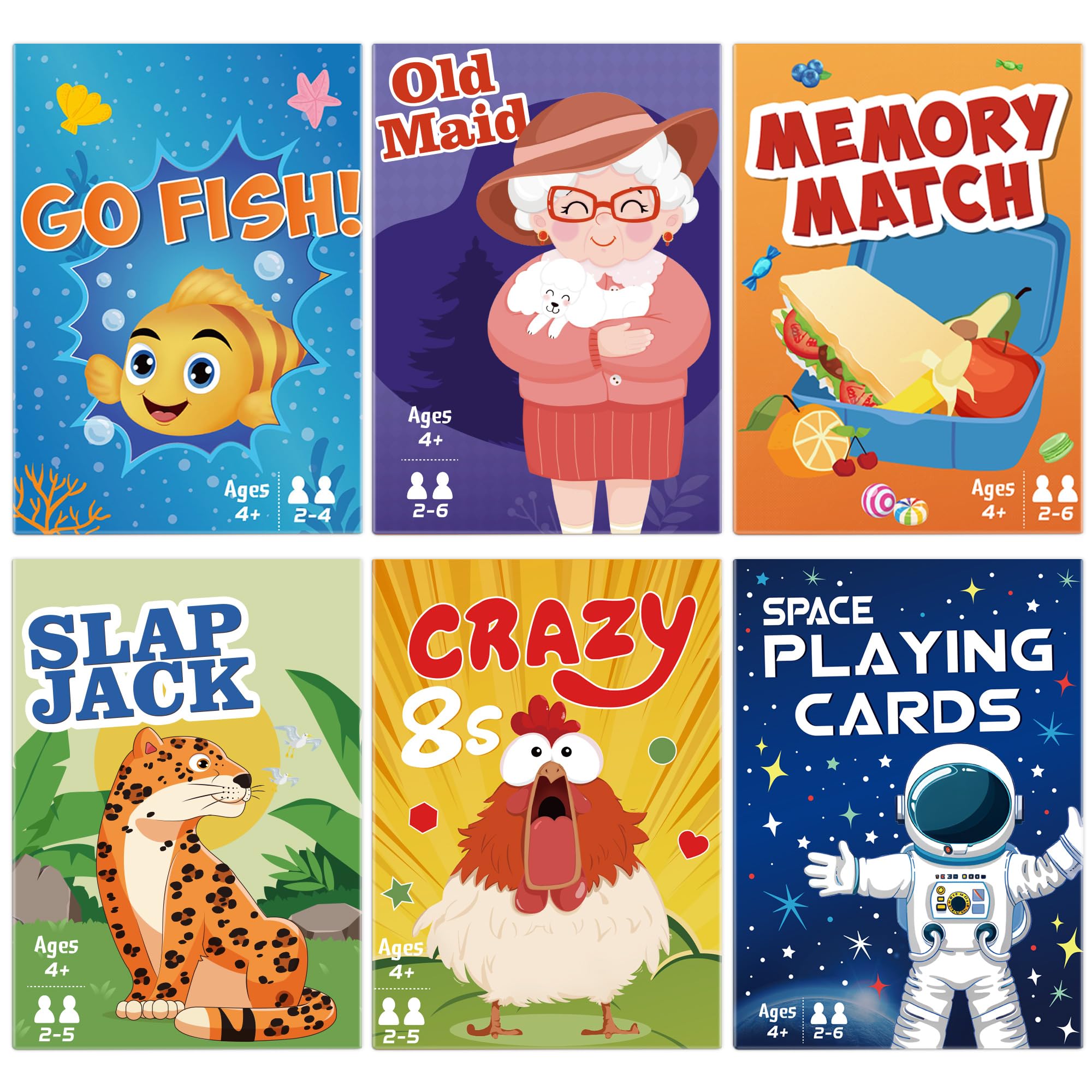 Timenued Space Playing Cards with vibrant space art for lively family game nights.