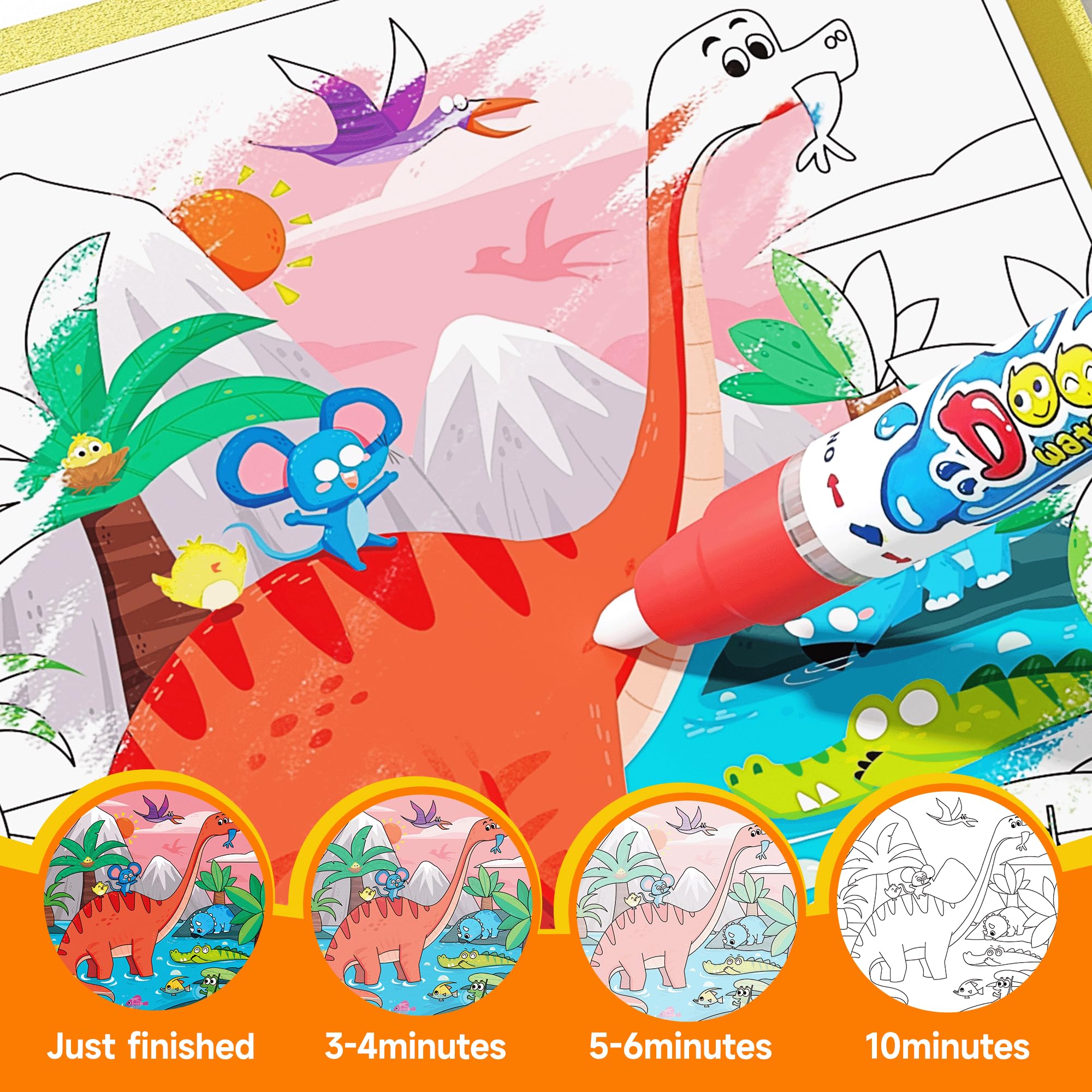 Child holding Timetome water pen for easy grip and precision