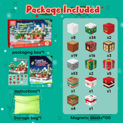 Timetome Santa magnetic block adds holiday role-play to STEM playtime.