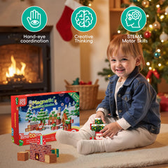 Timetome snowman assembly promotes seasonal creativity and persistence.