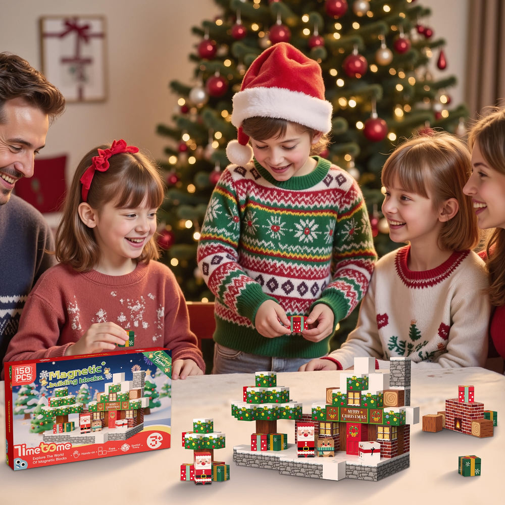 Timetome STEM learning blocks with 2 cm edges promote safe play.