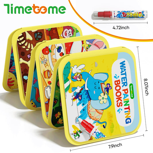 Timetome Animals page shows color reveal for creative play