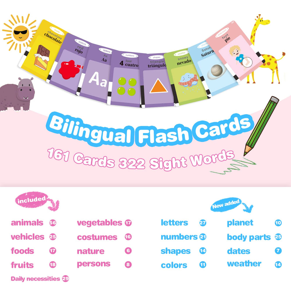 TimingSXD 161 Cards animal cards close-up supporting bilingual word practice