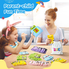 TimingSXD bilingual letter card supporting letter recognition and pronunciation