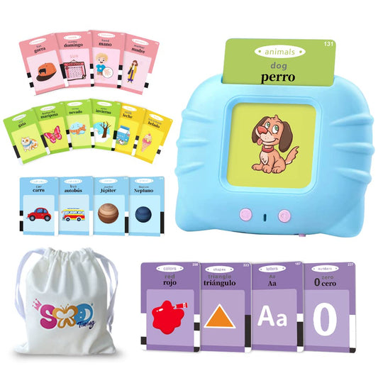 TimingSXD Spanish-English flashcards letters for early literacy skills