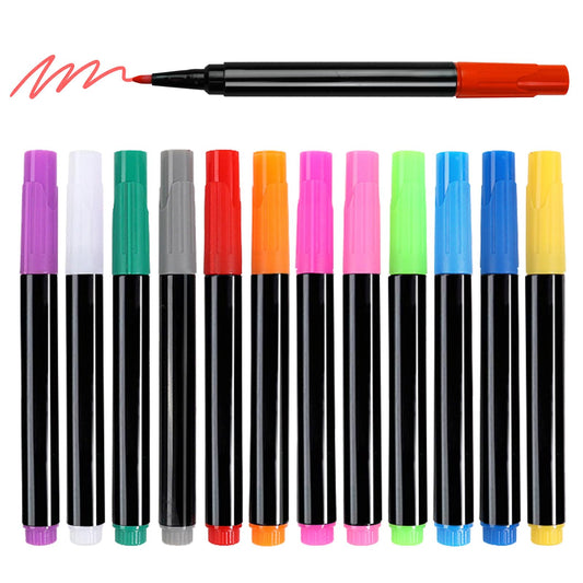 Timisigns neon markers 12 colors packaging for gifting and creativity