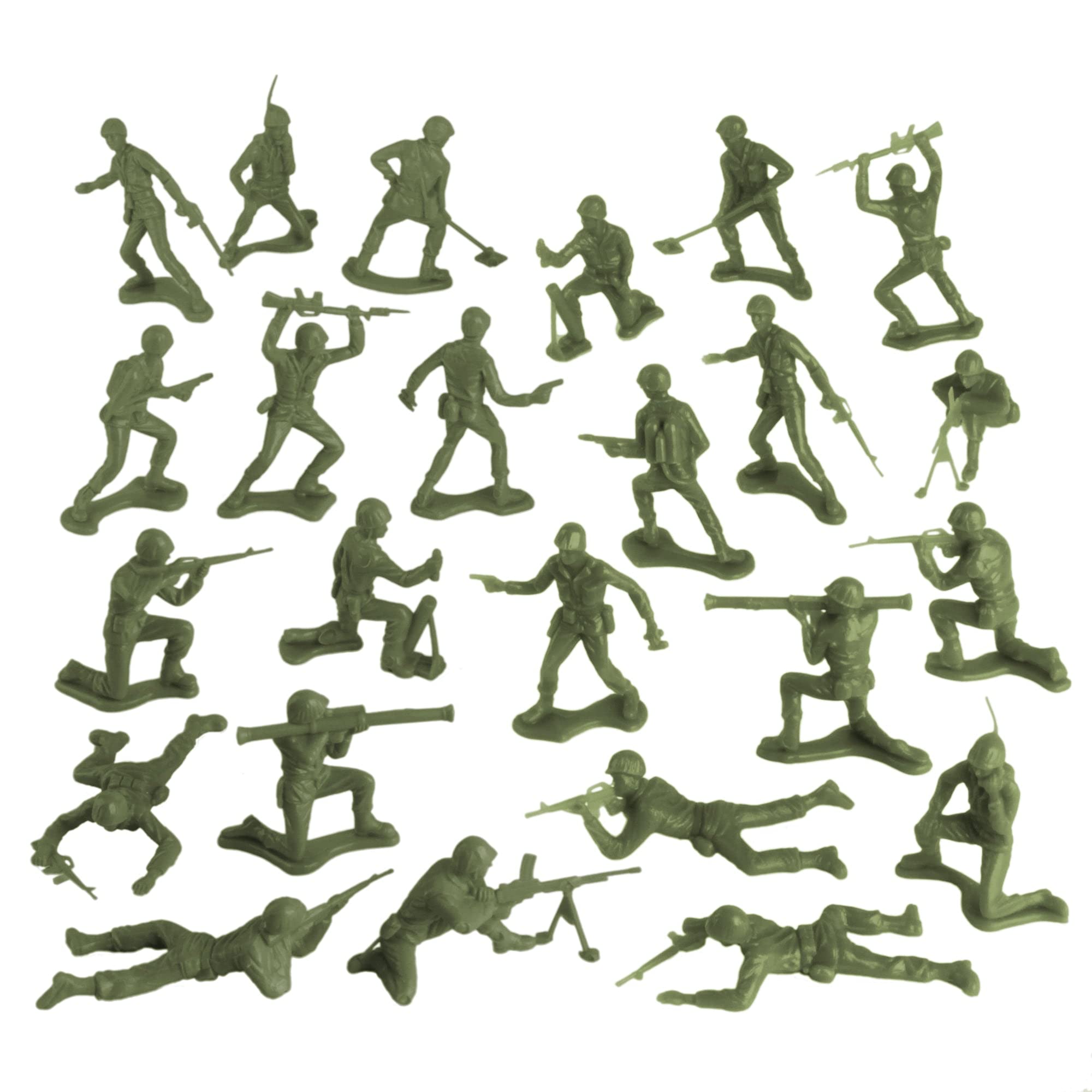 TimMee army men battle setup figures for indoor play and easy organization