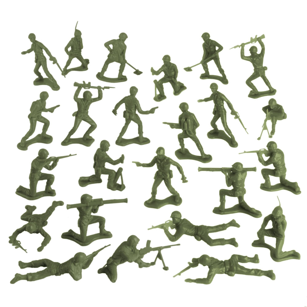 TimMee army men battle setup figures for indoor play and easy organization