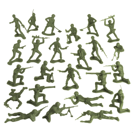 TimMee army men battle setup figures for indoor play and easy organization