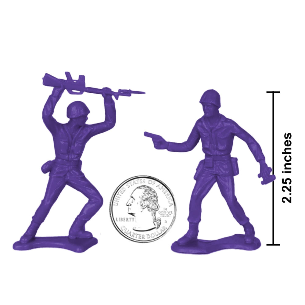 Tim Mee Toy Purple minesweeper Army Man for realistic field scenarios