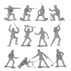 TimMee gray bazookaman figure, adds dynamic action options to play scenes.